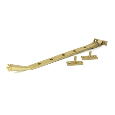 Satin Brass 12Inch Avon Stay