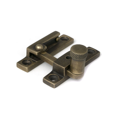 Burnished Brass Brompton Quadrant Fastener - Narrow