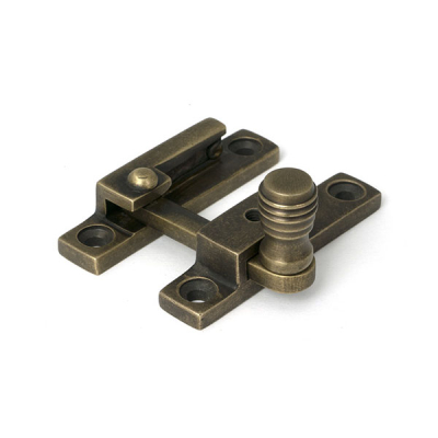 Burnished Brass Prestbury Quadrant Fastener - Narrow