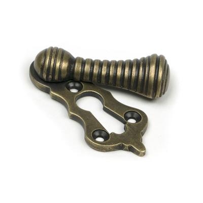 Burnished Brass Beehive Escutcheon