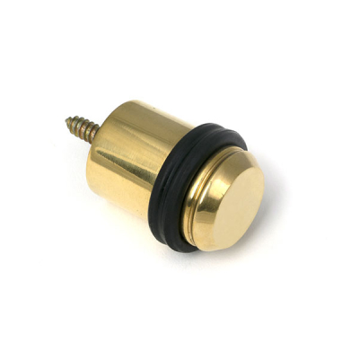 Polished Brass Floor Mounted Door Stop