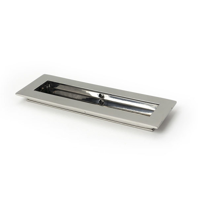 Polished Marine SS (316) 175mm Plain Rectangular Pull
