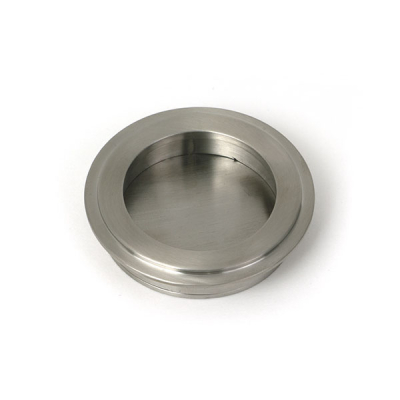 Satin Marine SS (316) 60mm Art Deco Round Pull
