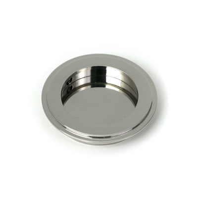 Polished Marine SS (316) 75mm Art Deco Round Pull