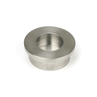 Satin Marine SS (316) 34mm Round Finger Edge Pull