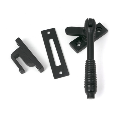 Matt Black Locking Reeded Fastener