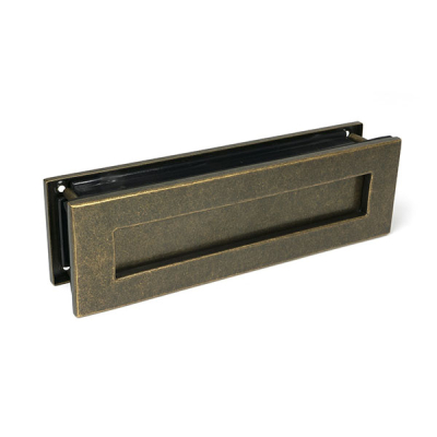 Burnished Brass Traditional Letterbox
