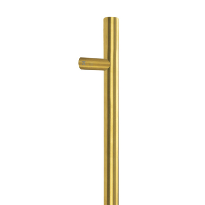 Aged Brass (316) 0.9m Offset T Bar Handle Bolt Fix 32mm Ø