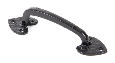 Black Cast Gothic Pull Handle