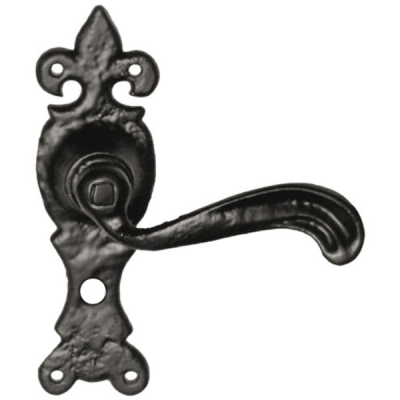 Kirkpatrick (2449) - Tudor Lever Bathroom Handle Set - Black