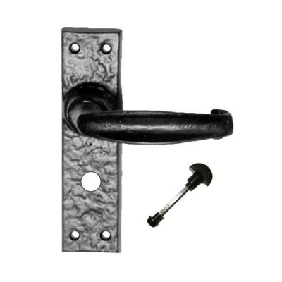 Kirkpatrick (2440) - Lever Bathroom Handle Set - Black