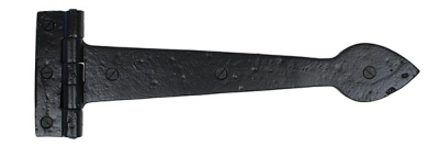 Black Black Cast T Hinge (pair)