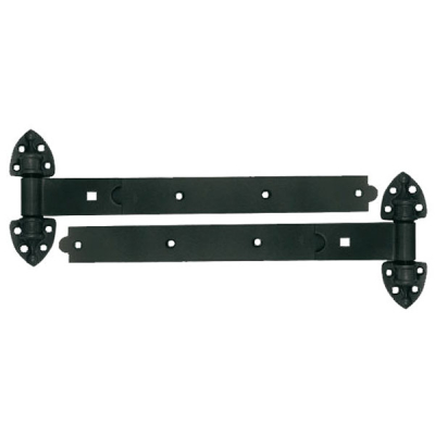 18Inch Reversible Hinge with Cups (Pair) - Black