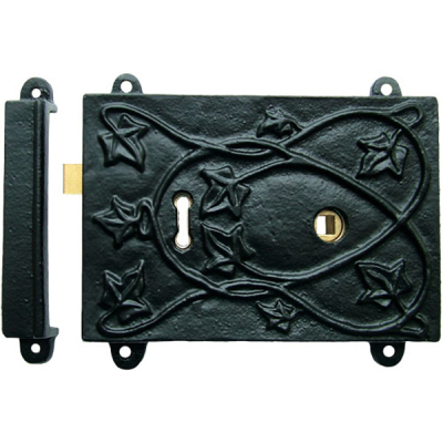 Kirkpatrick (RLC451)- Rim Lock Set 6 ¼Inch x 4 ½Inch - Black