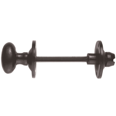 Oval Thumbturn & Release - Black