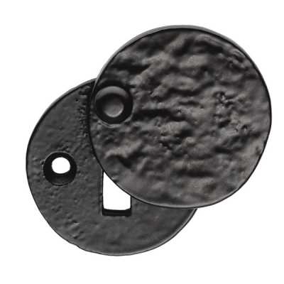 Ludlow - Standard Key Covered Escutcheon - Black