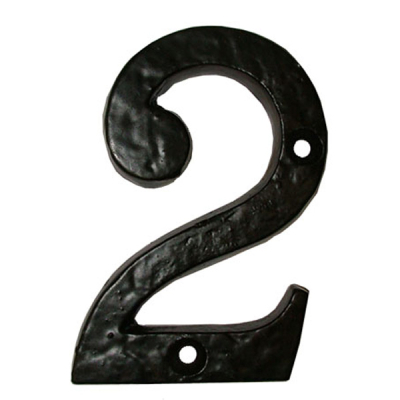 Ludlow Numeral 2 - Black