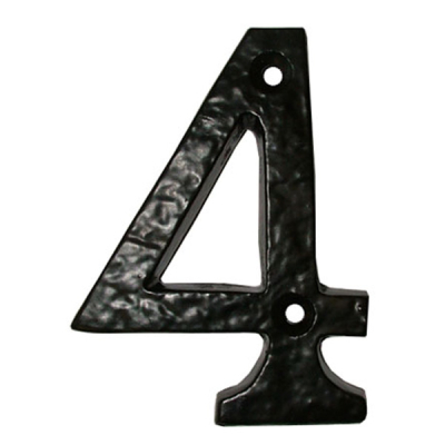 Ludlow Numeral 4 - Black