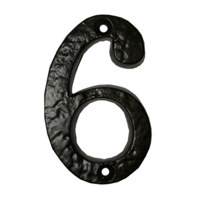Ludlow Numeral 6 or 9 - Black