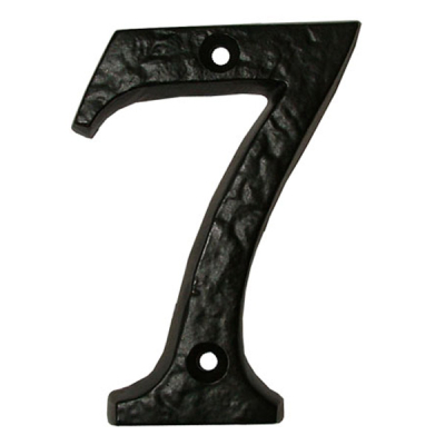 Ludlow Numeral 7 - Black