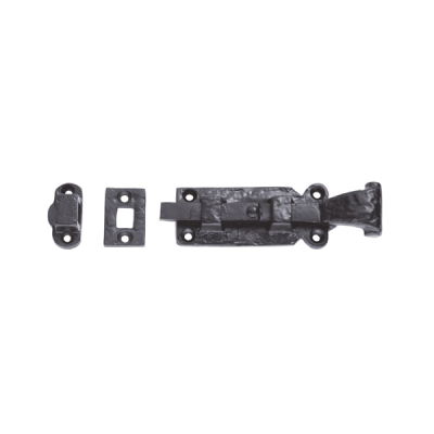 Ludlow Straight Door Bolt 6Inch - Black
