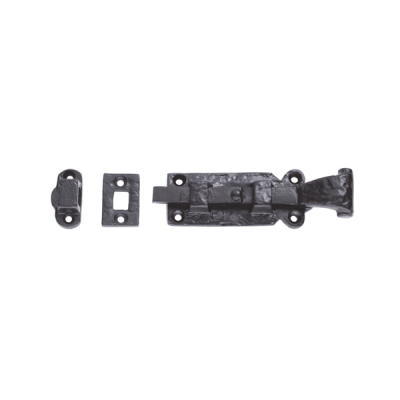Ludlow Straight Door Bolt 8Inch - Black