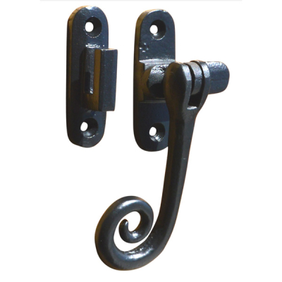 Monkeytail Casement Fastener - Antique Black