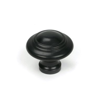Black Ringed Cabinet Knob