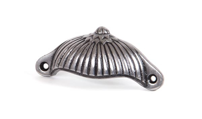 Natural Smooth Flower Drawer Pull