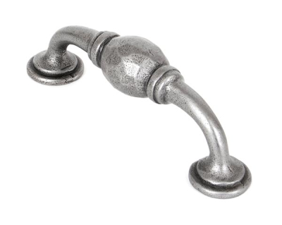 Natural Smooth Hammered D Handle