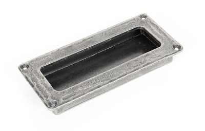 Pewter Patina Flush Handle