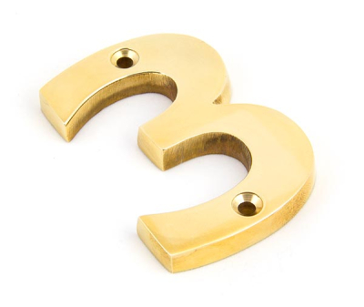 Polished Brass Polished Brass Numeral