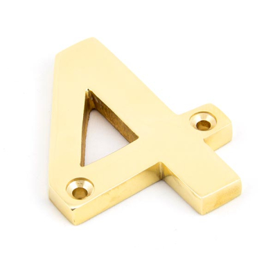 Polished Brass Polished Brass Numeral