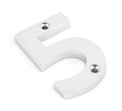 Polished Chrome Polished Chrome Numeral