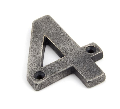 Antique Pewter Antique Pewter Numeral