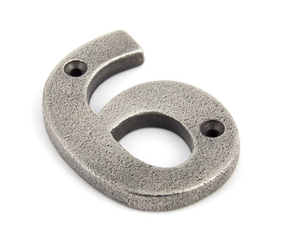 Antique Pewter Antique Pewter Numeral
