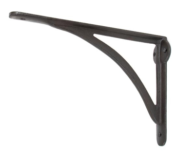 Beeswax Curved Shelf Bracket