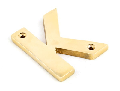 Polished Brass Polished Brass Letter
