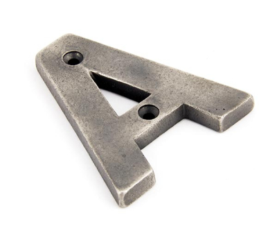 Antique Pewter Antique Pewter Letter