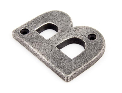 Antique Pewter Antique Pewter Letter