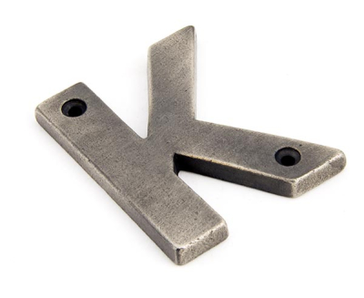 Antique Pewter Antique Pewter Letter