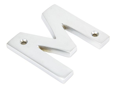 Satin Chrome Satin Chrome Letter