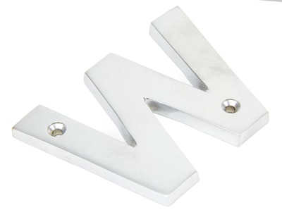 Satin Chrome Satin Chrome Letter