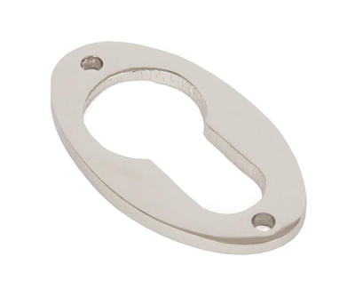 Polished Nickel Oval Euro Esctucheon