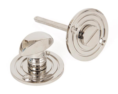 Polished Nickel Round Thumbturn Set
