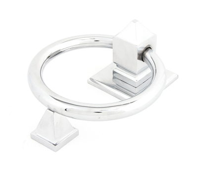 Polished Chrome Ring Door Knocker