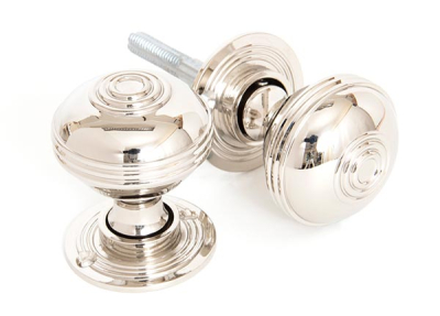 Polished Nickel Prestbury Mortice/Rim Knob Set