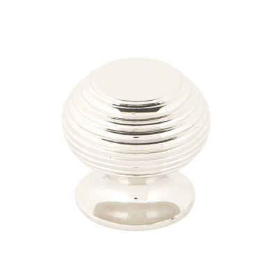 Polished Nickel Beehive Cabinet Knob