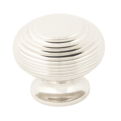Polished Nickel Beehive Cabinet Knob