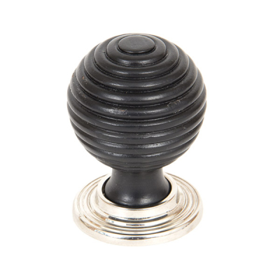 Ebony Wooden Beehive Cabinet Knob